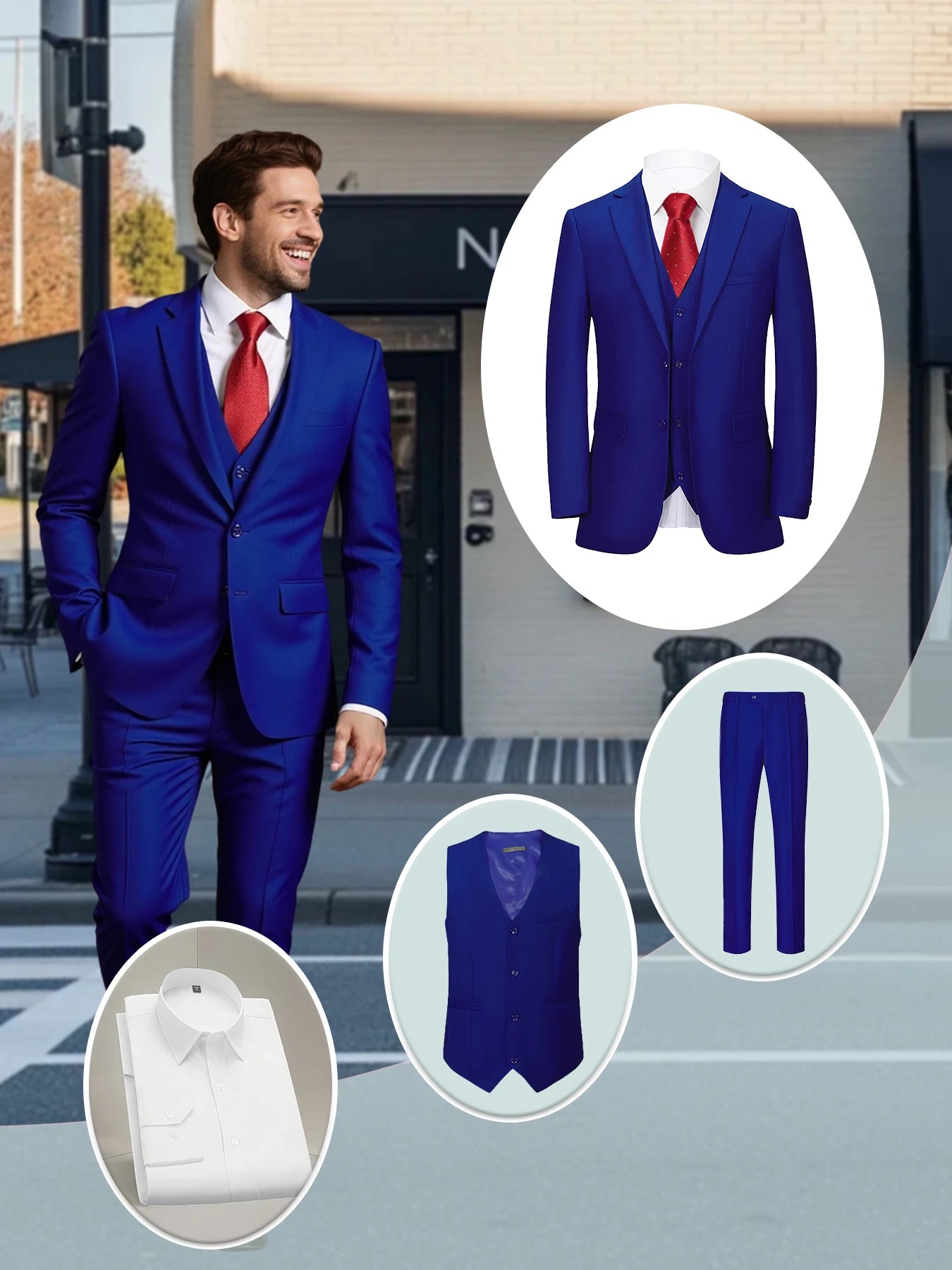 Four Piece Suit Set